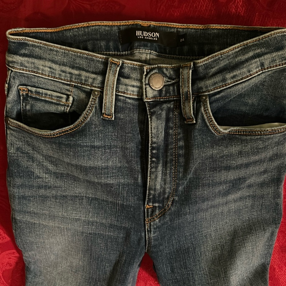 Hudson super skinny jeans, size 24